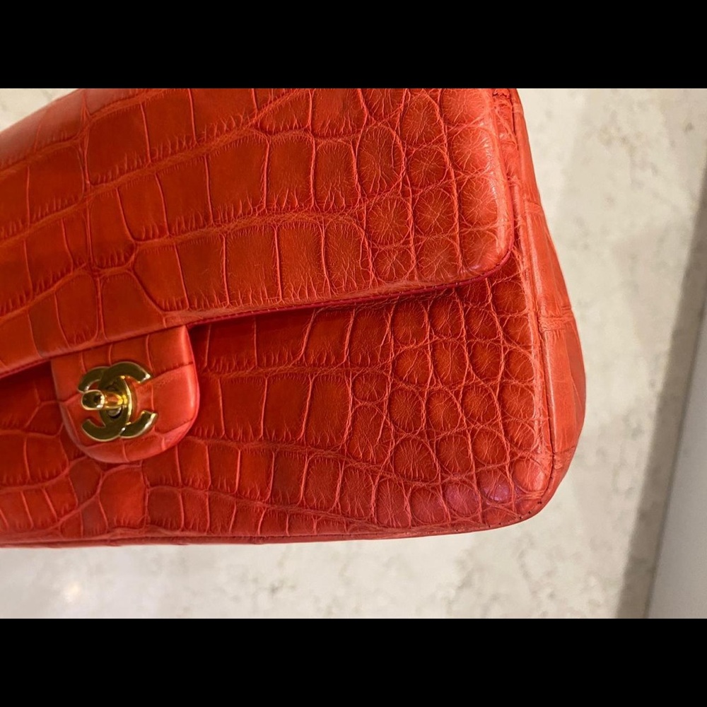 Chanel Crocodile Classic medium bag with GHW - Picture 8 of 15